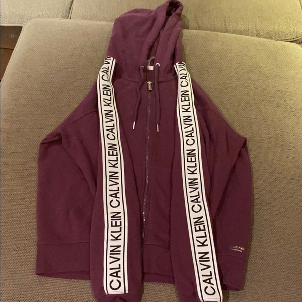 Calvin Klein zip up hoodie